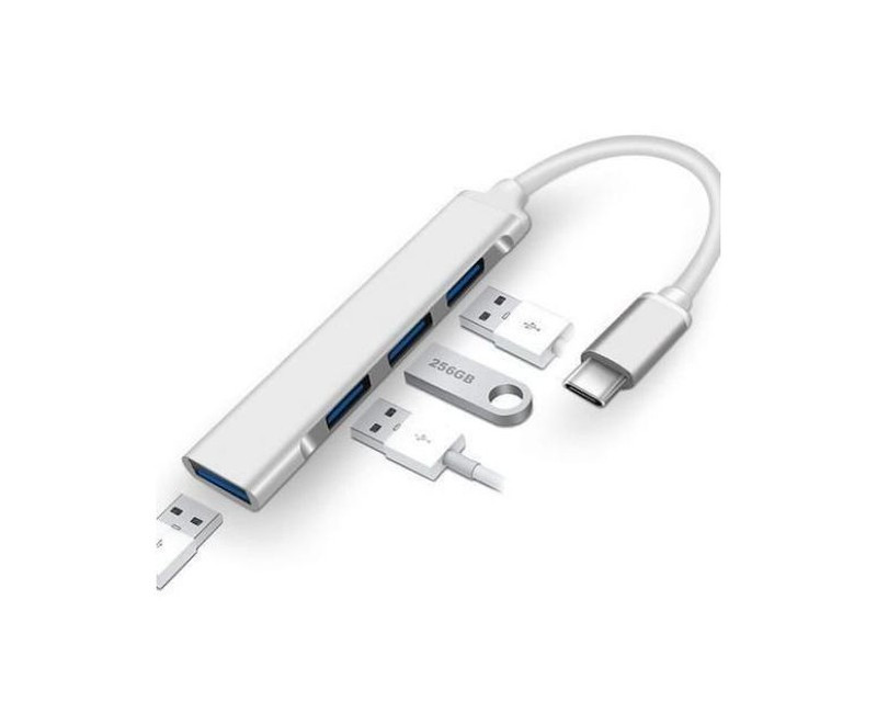 Music Pioneer USB C HUB 3.0 Type C 3.0 4 Port Multi Splitter Adapter OTG USB