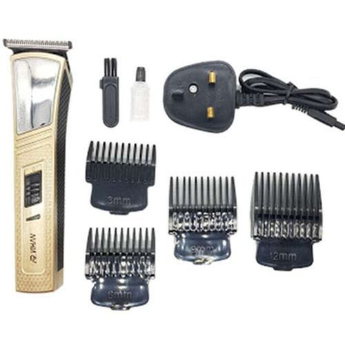 Rechargeable Haircut Machine Professional Hair Clipper-Gold