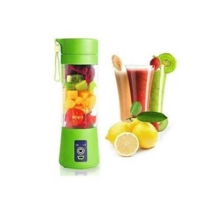 Portable And Rechargeable Blender 380ml - Multicolor