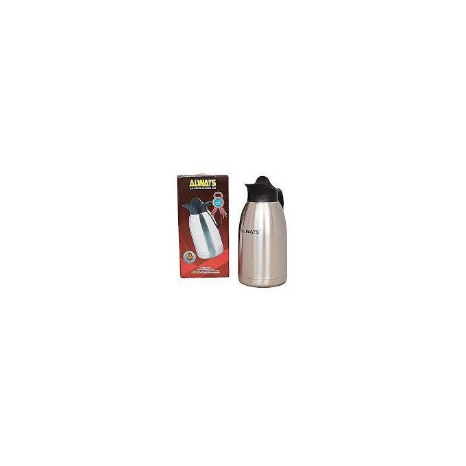 Always 2L Stainless Steel Vacuum Flask - Silver