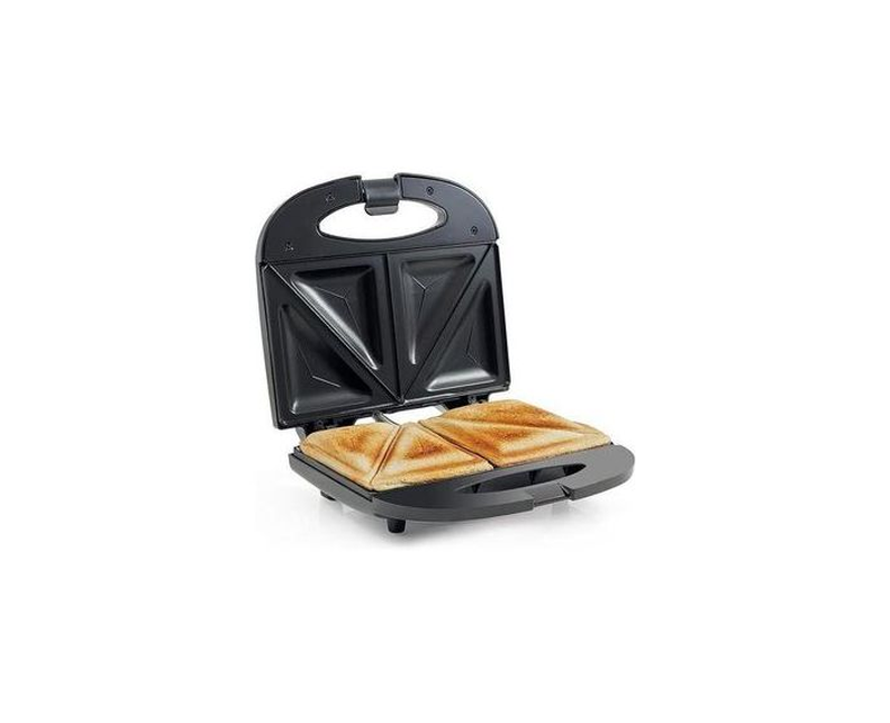 2 Slice Sandwich Maker, Waffle Plate - Black