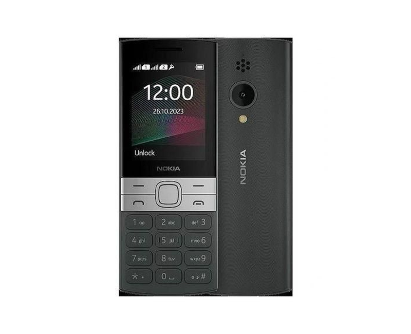 Nokia 150 Dual Sim - Torch Flash Camera, FM Radio-Black
