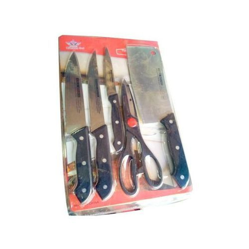 Pack Of Chopping Board And Set Of Kitchen knives
