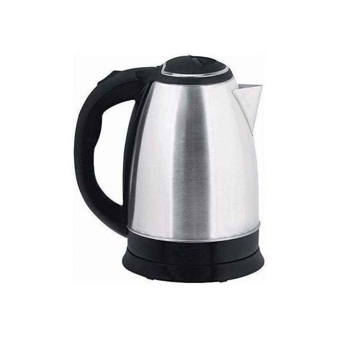 Original Fast Boiling Electric Kettle Percolator 2 Liters - Silver, Black