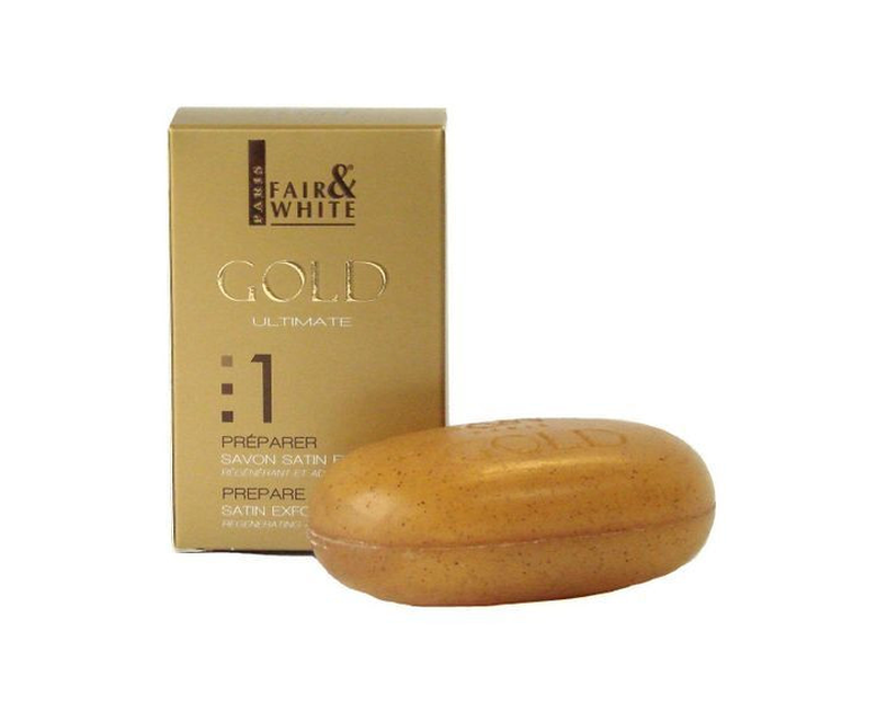 Fair & White 1: Gold Satin Exfoliating Bar - 200g