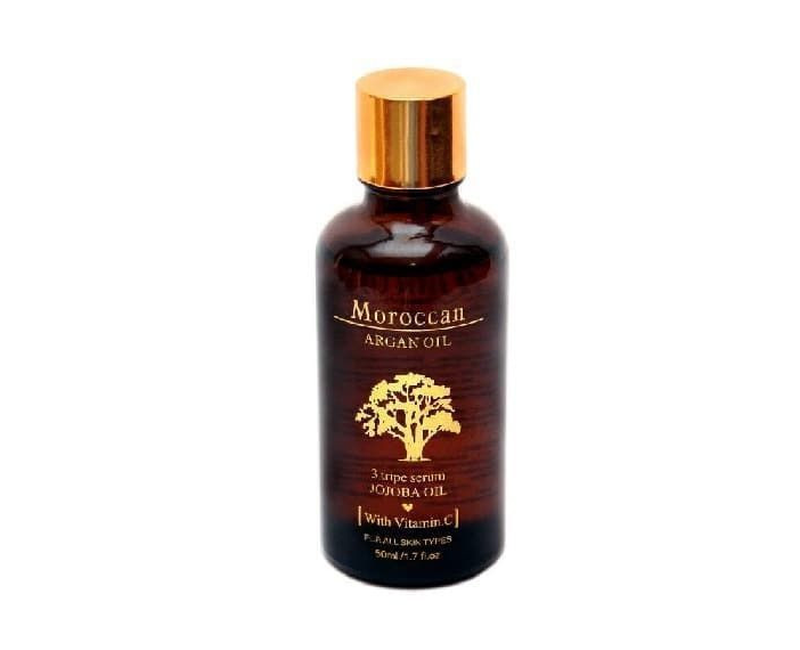 Moroccan Argan Oil 3 Tripe Serum With Jojoba Oil And Vitamin C. 50ml