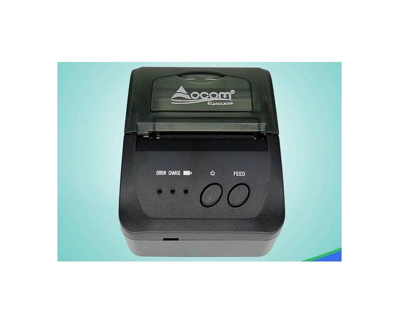 Portable Bluetooth Thermal Printer Label Takeaway Receipthine, Supports Multi-Language & Symbol/Picture Printing-US Plus