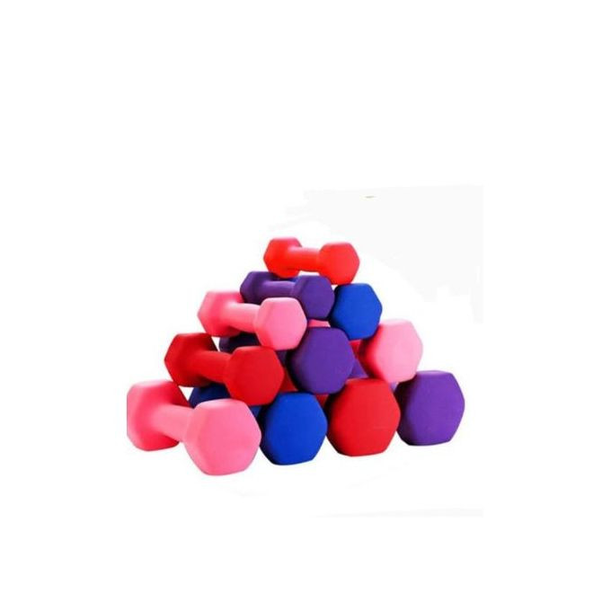 A Pair Of Vinyl Dumbbells 2kg