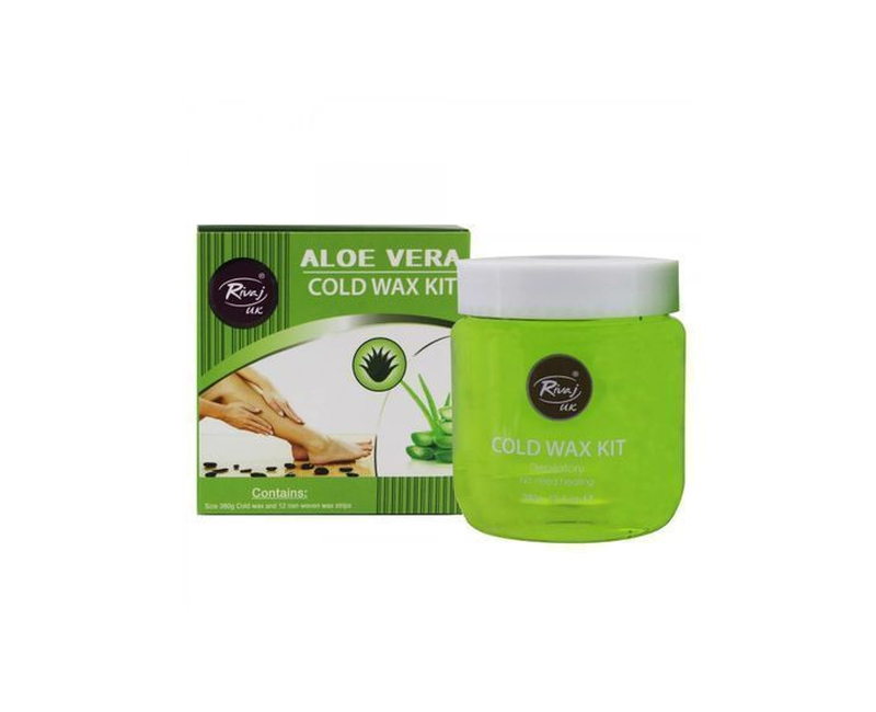 Rivaj UK Aloe Vera Cold Wax Kit 380g