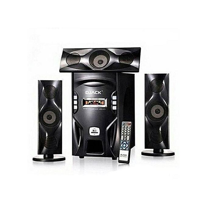 Djack 3.1 Hifi Multimedia Bluetooth AC/DC Speaker With FM, USB, SD - Black