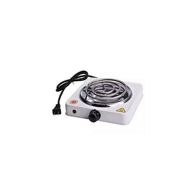 Electric Cooker / Single Spiral Coil Hotplate - White