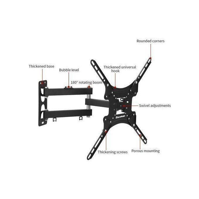 Original Rotating 14" - 55" Full Motion Swivel TV Bracket