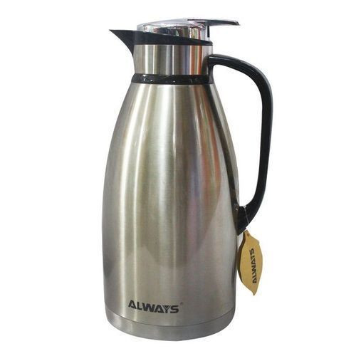 Always Stainless Steel Pressing Vacuum Flask 3Litres - Silver