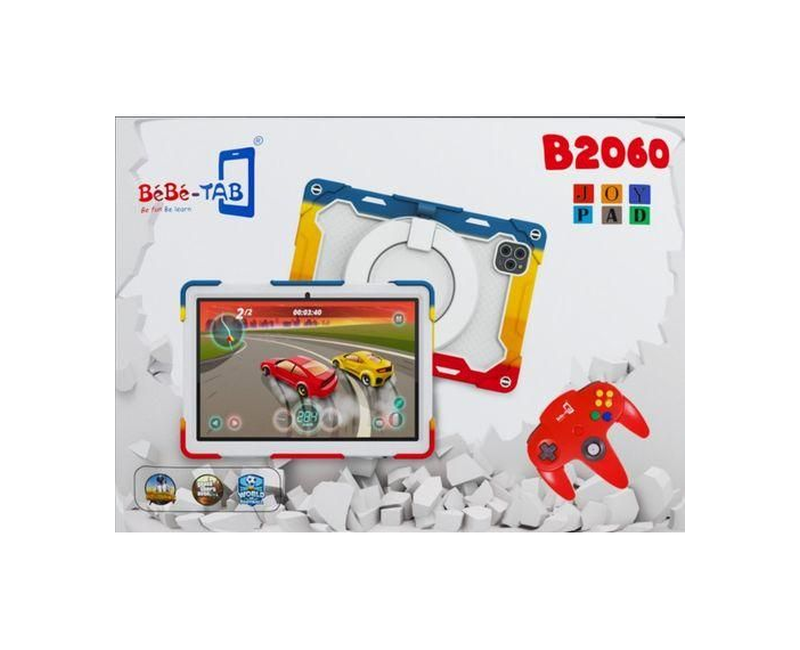 Bebe Tab B-2060 Kids Tablet – 256GB ROM – 6GB RAM – 6000mAh Dual Sim With Wireless Joy Pad - Multicolor