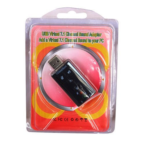 7 In 1 Channel Sound Card – Black