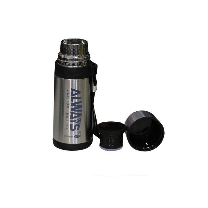 Always Portable Vacuum Thermos Flask 0.5ltr - Silver