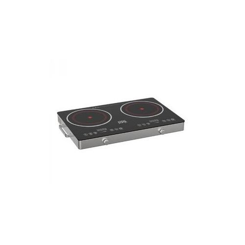 Radiant Cooker 2 Burner Infrared Cooker Hot Plate Stove - Black