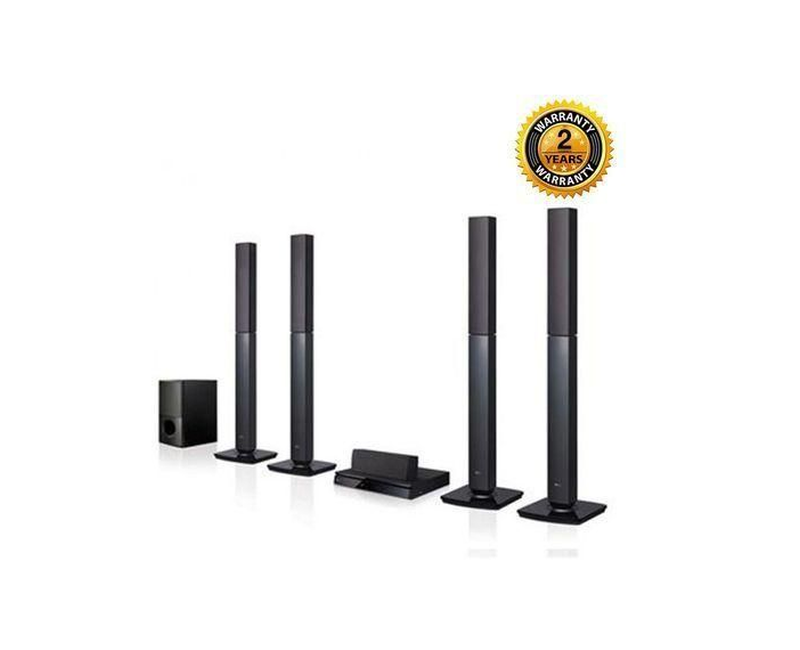 LG LHD657 5.1Ch. DVD Home Theater System (4 tall boy) - Black