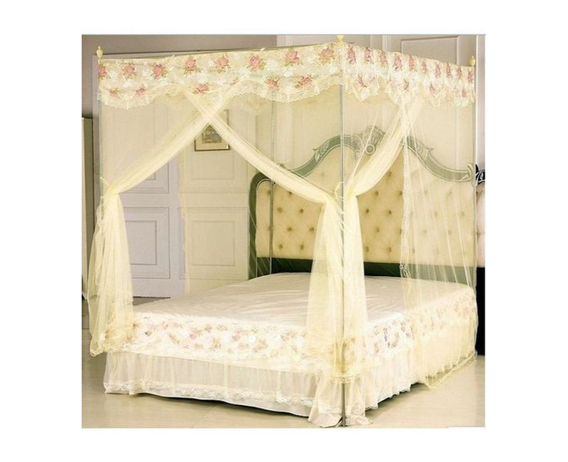 Luxury Mosquito Net 4*6 - Cream