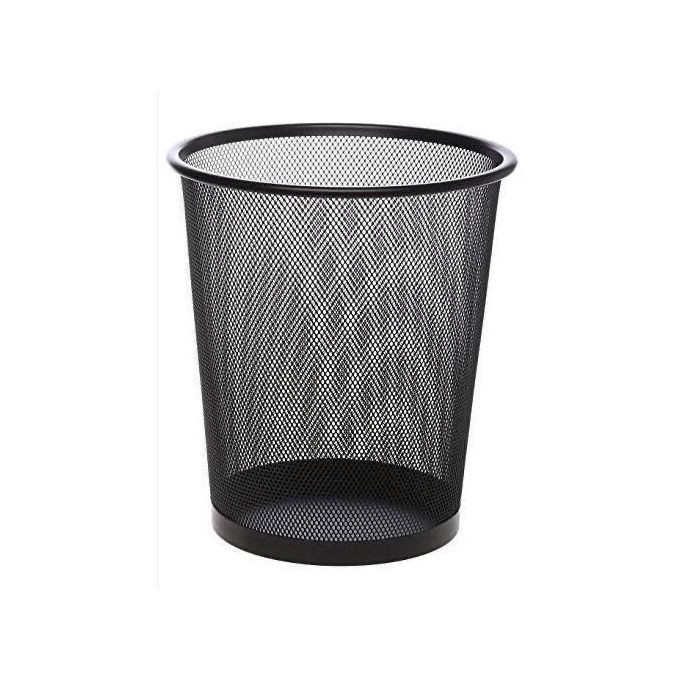 Metallic Dustbin-Black