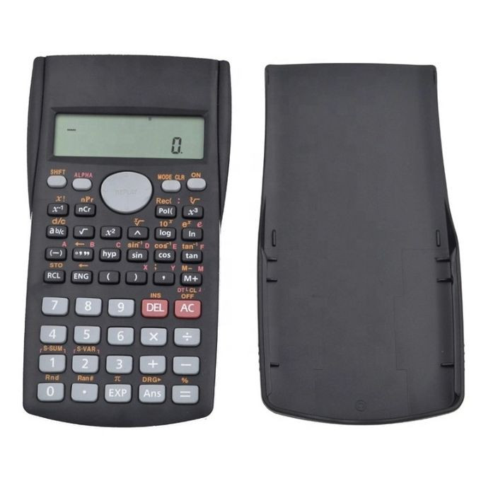 Multifunction School Exam Scientific Calculator - Black,Grey