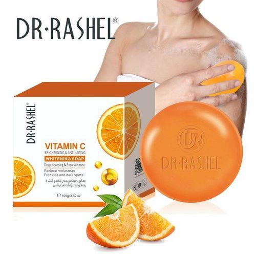 Dr Rashell Vitamin C Brightening And Anti-Aging Whitening Soap 100g.