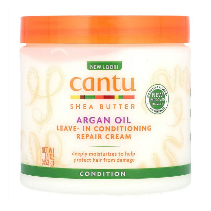 Cantu Argan Oil Leave In Conditioning Repair Cream - 453gm /3pcs
