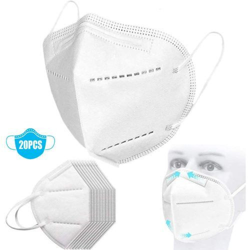 20Pcs KN95 Masks Dustproof - White