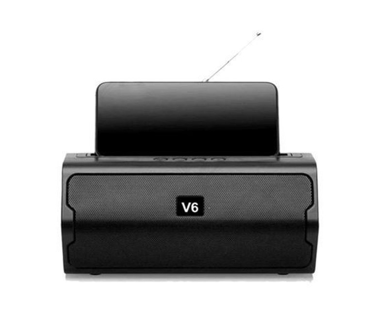 V6 Portable Bluetooth Speaker- Black