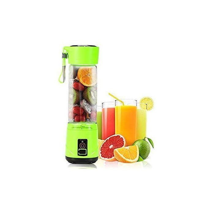 Mini USB Portable Electric Fruit Blender - green/pink/purple
