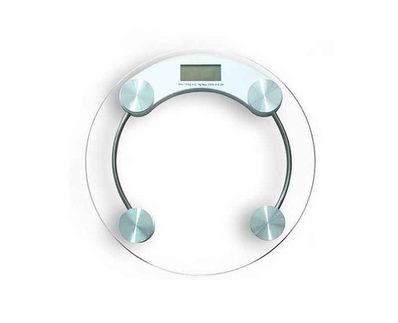 Digital Glass Bathroom Personal Weighing Scale - Clear