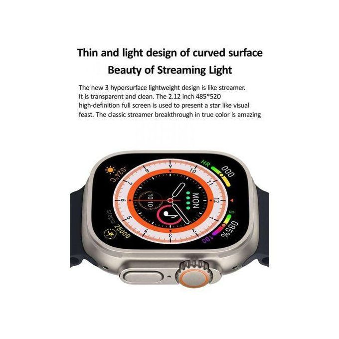 PRO MAX Smart Watch Ultra Amoled Display And Chat-GPT , Iphone, Android-Black