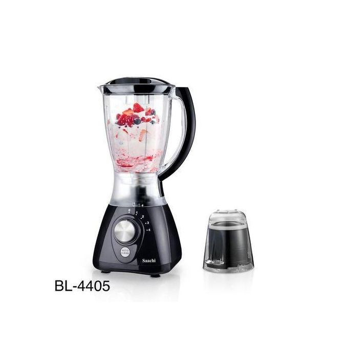 Saachi 2 In 1 Blender / Grinder - Black