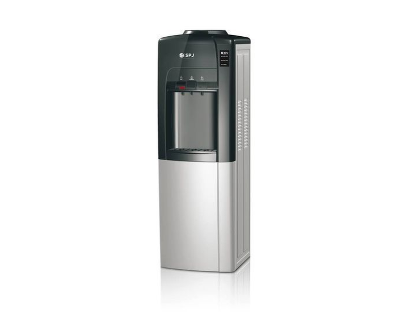 SPJ Water Dispenser Hot And Cold With Storage Compatimate - Grey