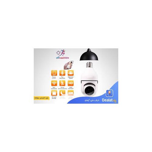 360º Wifi Outdoor/Indoor Security Light Bulb Camera 1080P Surveillance CCTV Camera (wireless 360 camera light bulb)