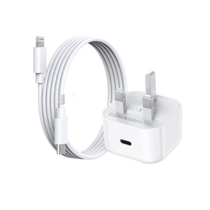 IPhone 20W USB-C Fast Charging Power Adapter With Cable - White