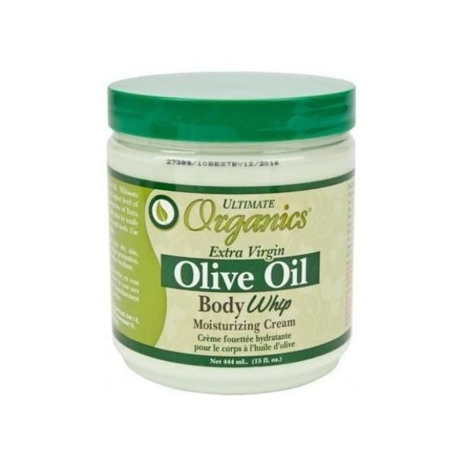 Ultimate Organics Extra Virgin Olive Oil Body Whip Moisturizing Body Cream 426g