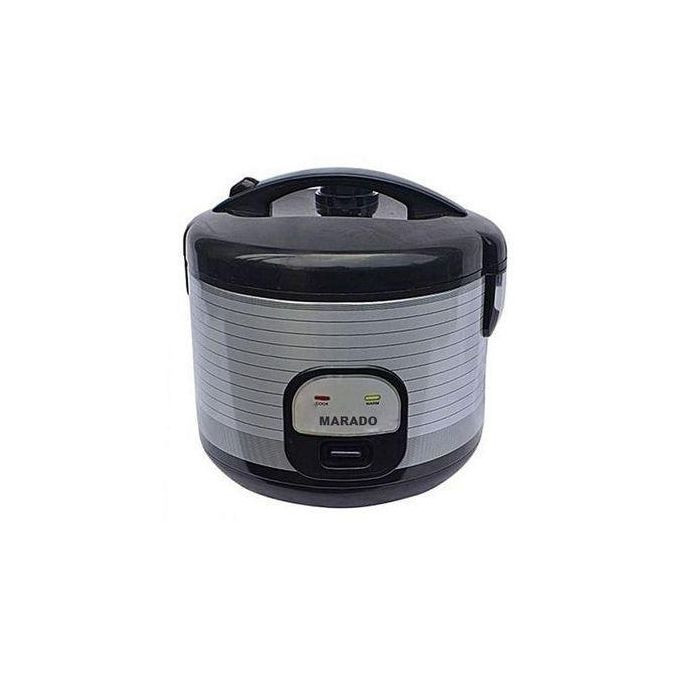 Marado Electric Rice Cooker 4 Litres -Black & White