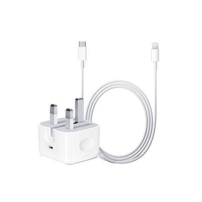 IPhone 20W USB-C Super Fast Charger With Type-C To Lightening Cable - White