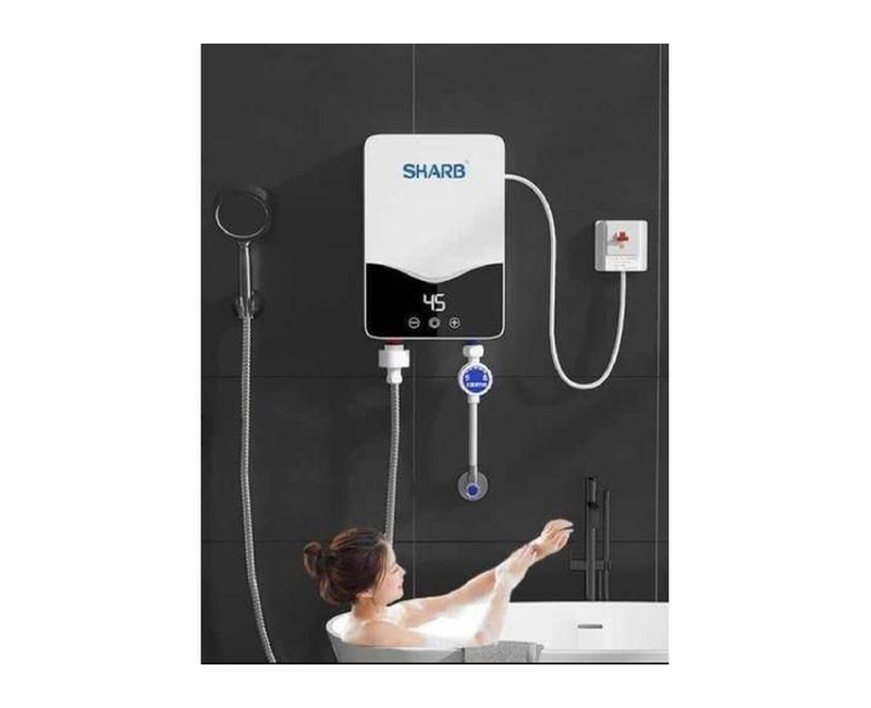 Instant Electric Water Heater, Portable Tankless Water Heater With LED Touch Screen Control, Adjustable Temperature For Kitchen, Bathroom, Shower, Compact Electric Water Heater