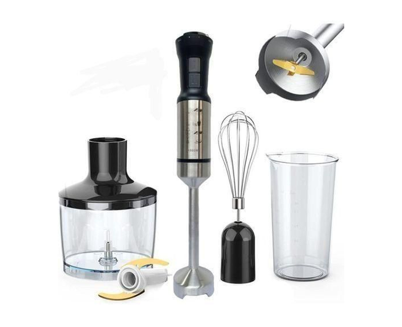Hoffmans 4 in 1 Powerful Hand Blender - Multicolor