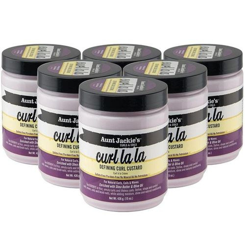 Aunt Jackie'S 6pcs Of Curl La La Defining Curl Custard 15oz (426ml)