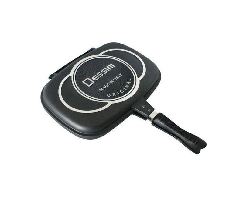 Dessini 40cm Double Sided Nonstick Grill Pan - Black
