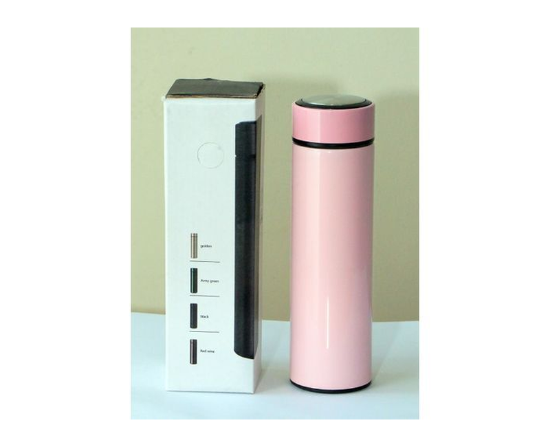 500ml Water Tea Coffee Vacuum Bottle - Pink