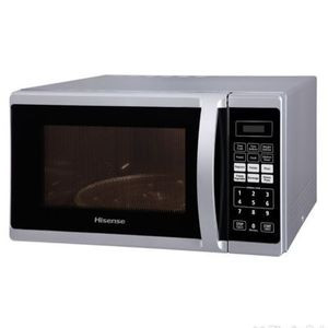 Hisense Microwave Oven, 25 Litres - Silver, Black