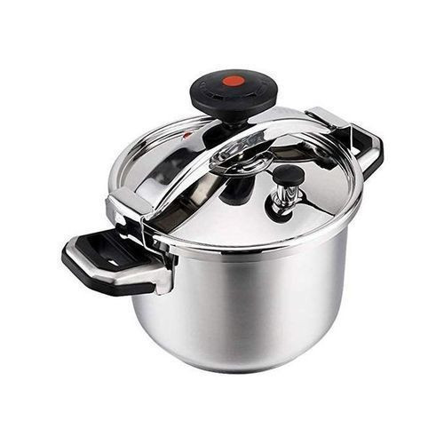 Other Side Pressure Cooker, 5 Litres, Silver