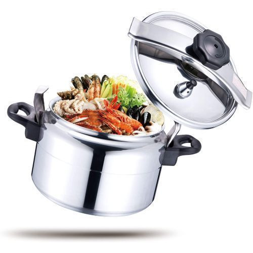 5L Pressure Cooker Saucepan - Silver.