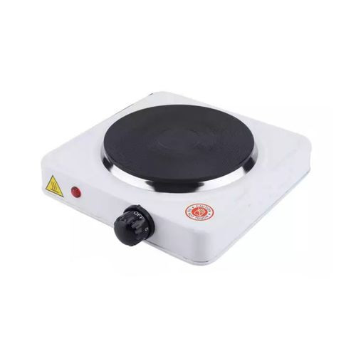 Single Solid Hot Plate - White