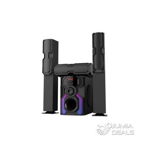 Global Star Heavy Sound Multimedia Home Theater Hifi System Woofers - Black