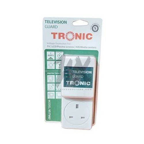 Tronics TV Guard With Surge Protection.(White)